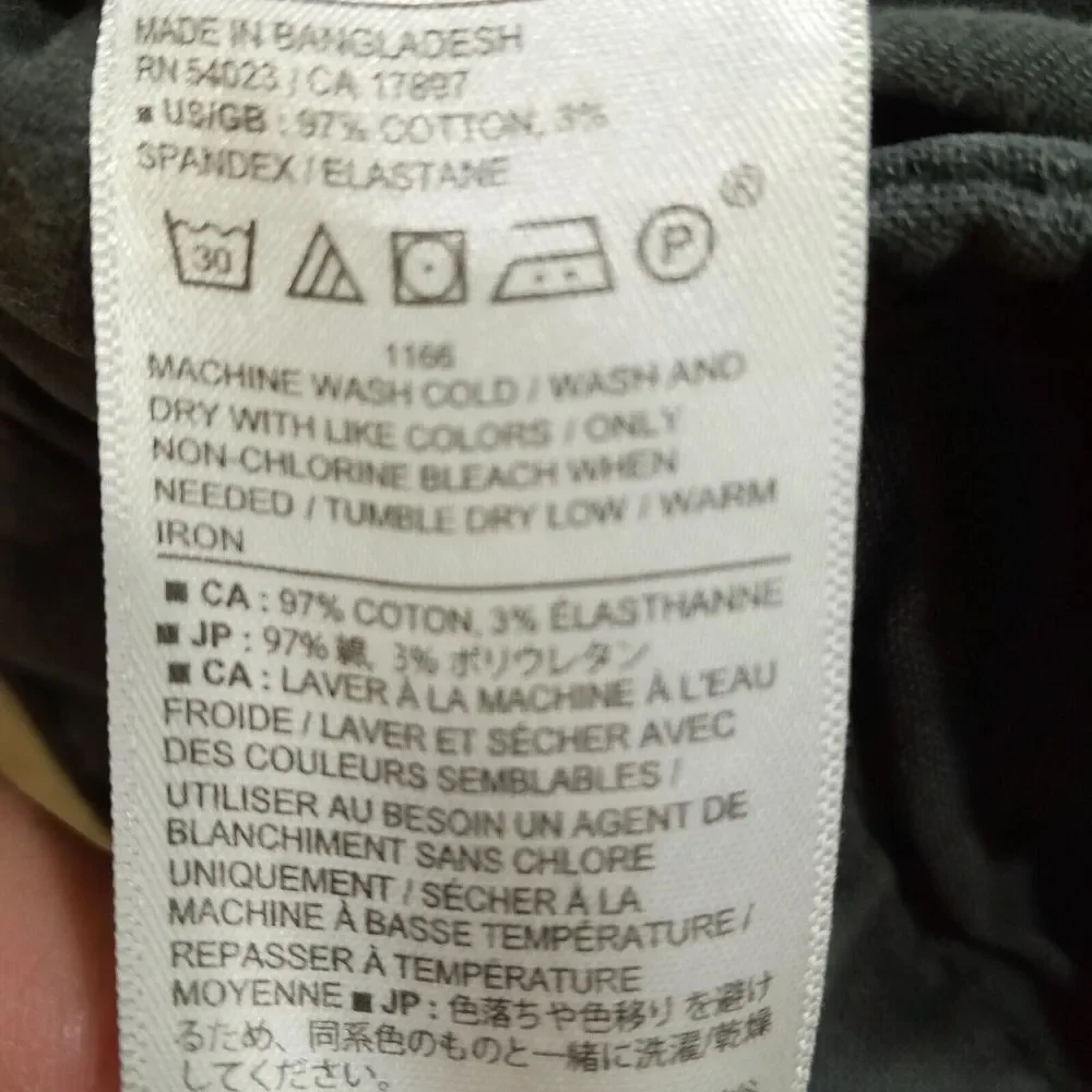 Banana Republic Pants‎ Mens 32x30* (tagged 32x32) Skin Fit Chino Gray Straight